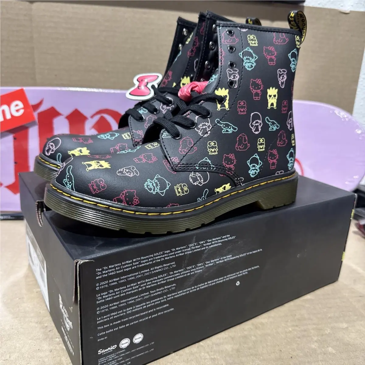 Dr. Martens shoes - 1461 QUAD HELLO KITTY - QUAD HELLO KITTY - Black 2