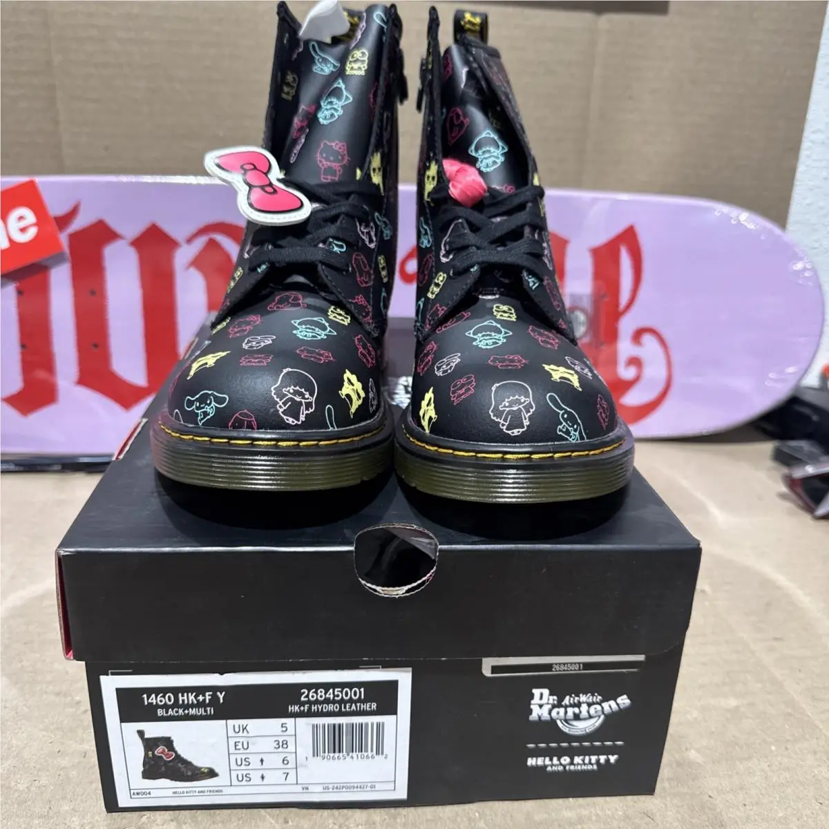 Dr. Martens shoes - 1461 QUAD HELLO KITTY - QUAD HELLO KITTY - Black 0