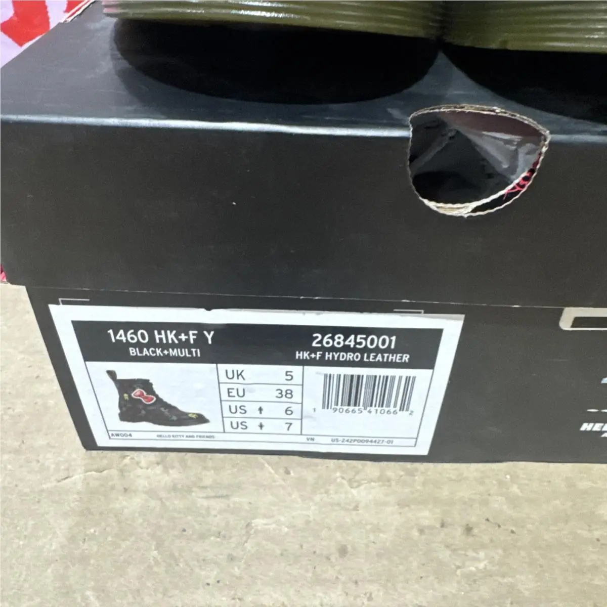 Dr. Martens shoes - 1461 QUAD HELLO KITTY - QUAD HELLO KITTY - Black 1
