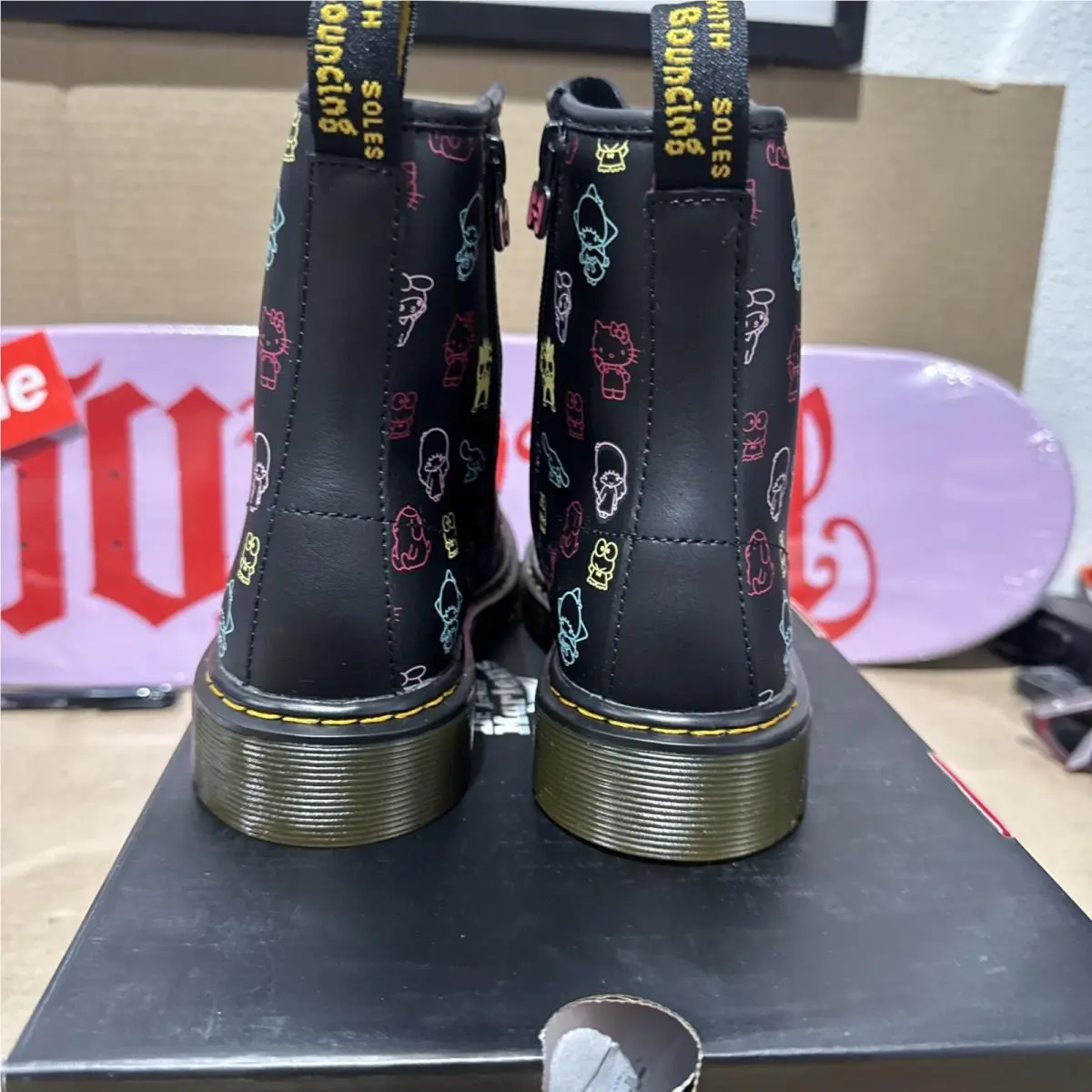 Dr. Martens shoes - 1461 QUAD HELLO KITTY - QUAD HELLO KITTY - Black 3