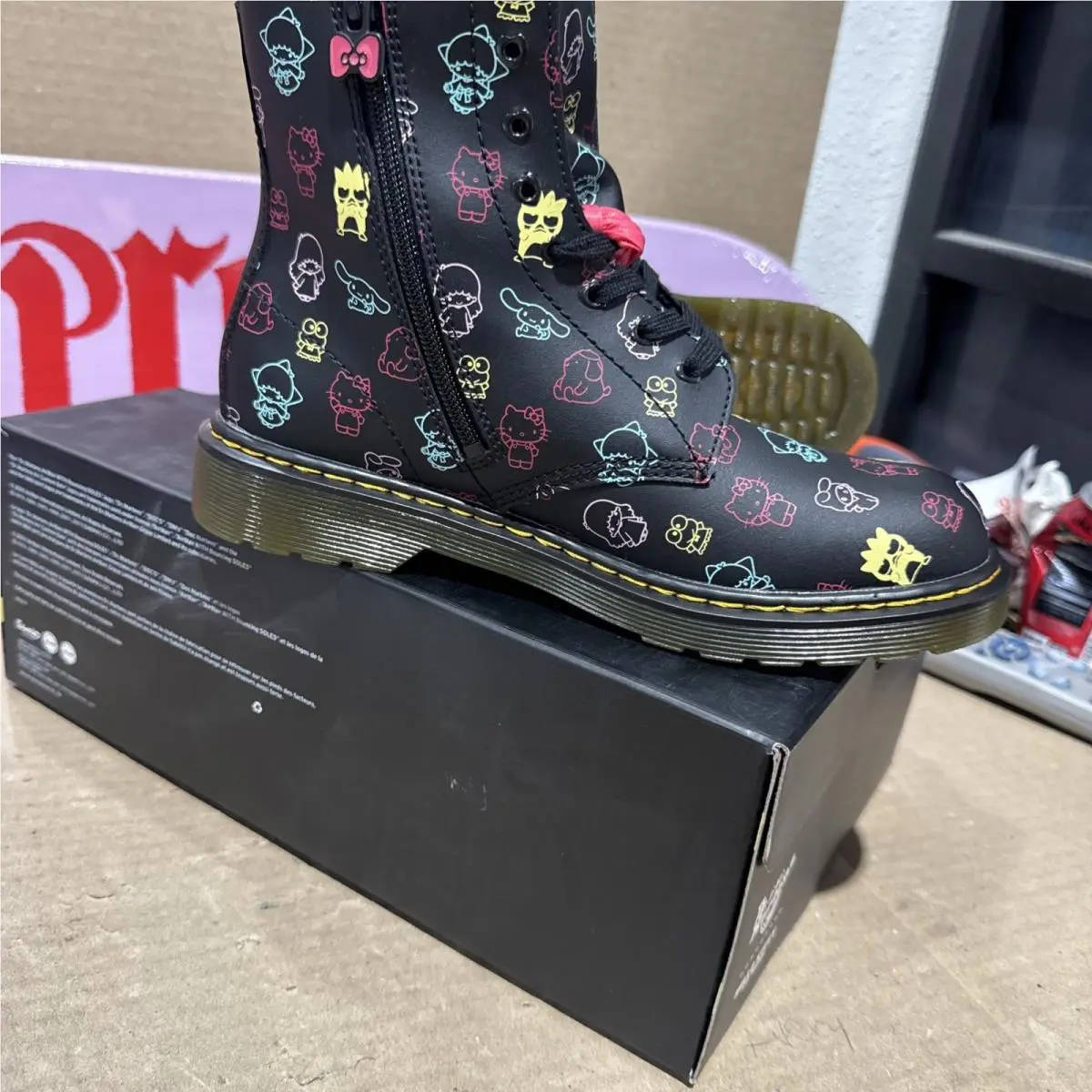 Dr. Martens shoes - 1461 QUAD HELLO KITTY - QUAD HELLO KITTY - Black 7