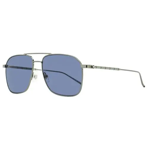 Navigator Sunglasses MB0214S 008 Ruthenium 60mm by Montblanc
