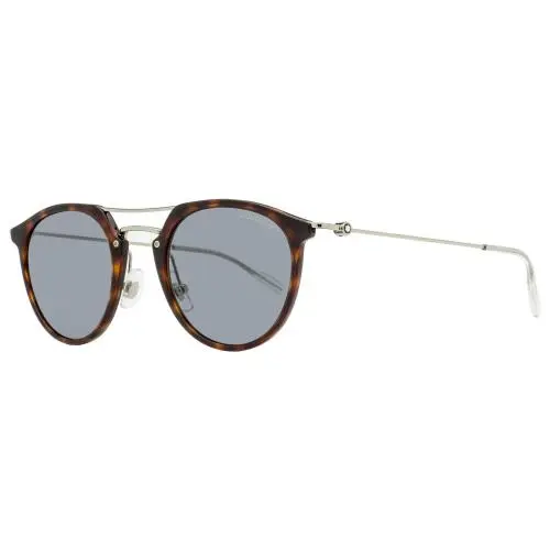 Pantos Sunglasses MB0204S 002 Havana/silver 50mm by Montblanc