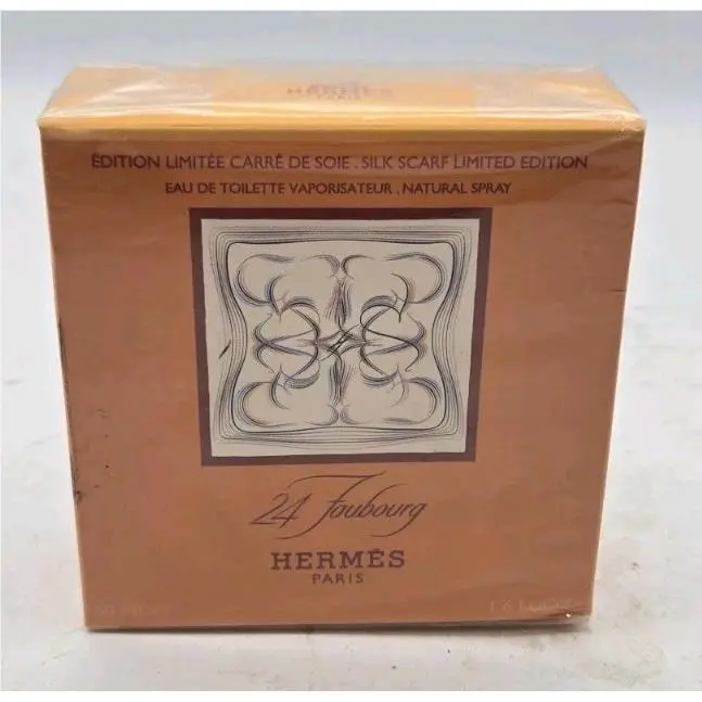 Vtg  24 Faubourg Edt 50ml 1.6oz Limited Edition Carre de Soie I1 by Hermes