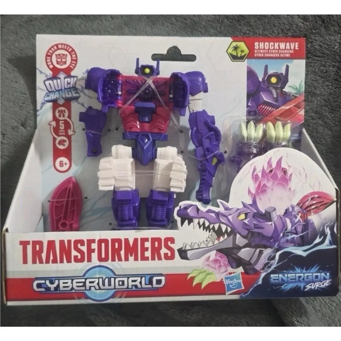 Transformers Cyberworld Energon Surge Shockwave IN Hand