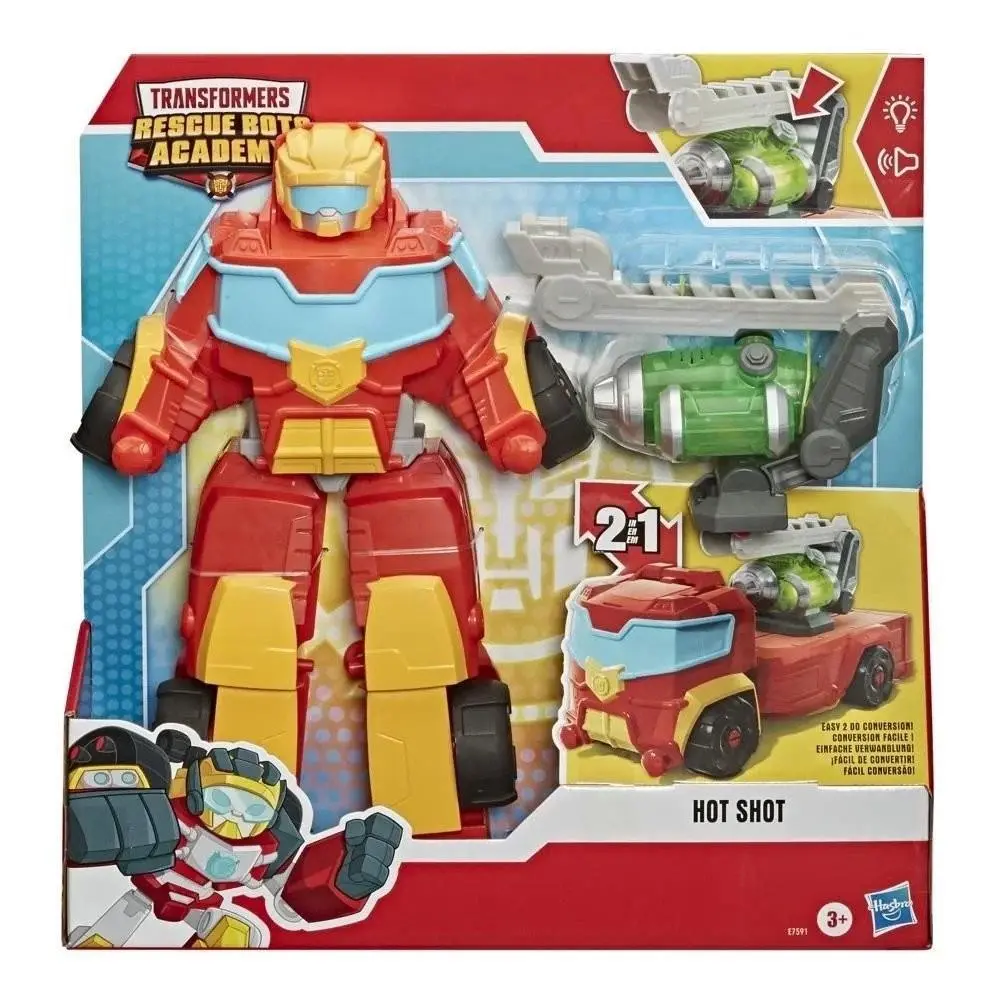 Playskool Transformers: Rescue Bots Academy Hot Shot Kids Toy Action Figure