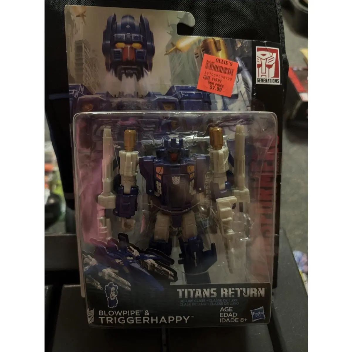 Transformers Titans Return Blowpipe Triggerhappy Deluxe Class