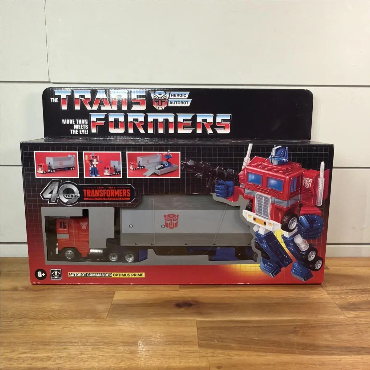 Transformers G1 Walmart Exclusive 40th Anniversary Optimus Prime Ships Fast