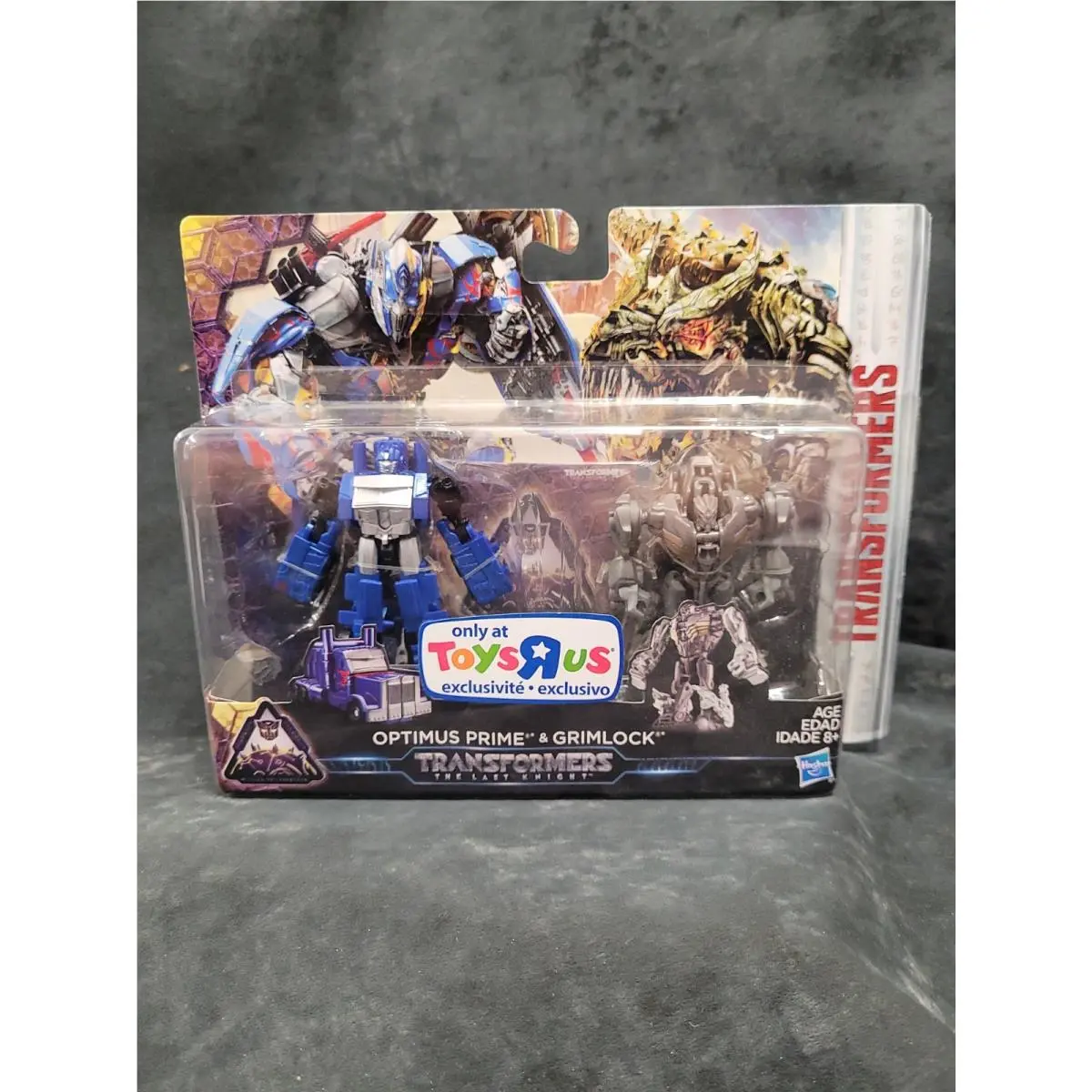Transformers Last Knight Legion Optimus Prime/grimlock Toys R Exclusive Figure