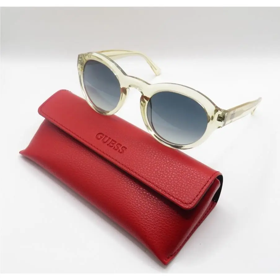 Guess GU00205/S 39W Shiny Transparent Yellow/blue Gradient Sunglasses