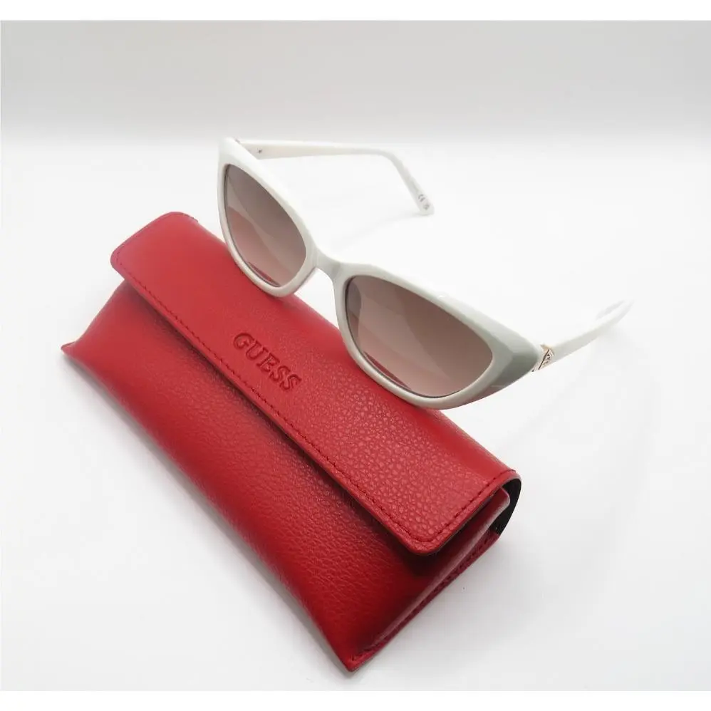 Guess GF6197/S 25F White/brown Gradient Cate Eye Sunglasses