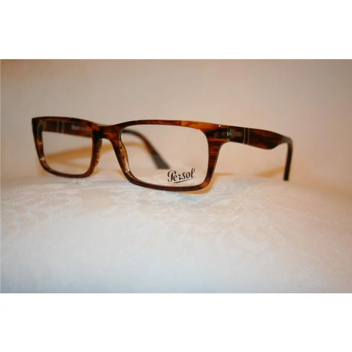 Eyeglasses PO3050V Striped Brown 1157 55/18/145 by Persol