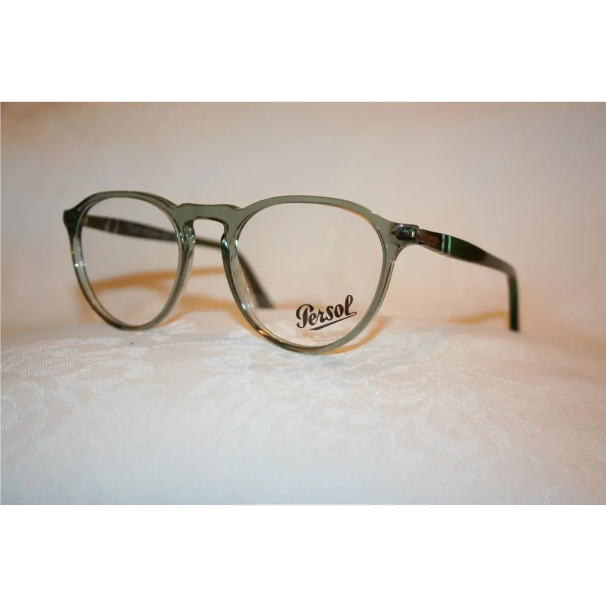 Eyeglasses PO3286V Transparent Green 1226 51/19/140 by Persol