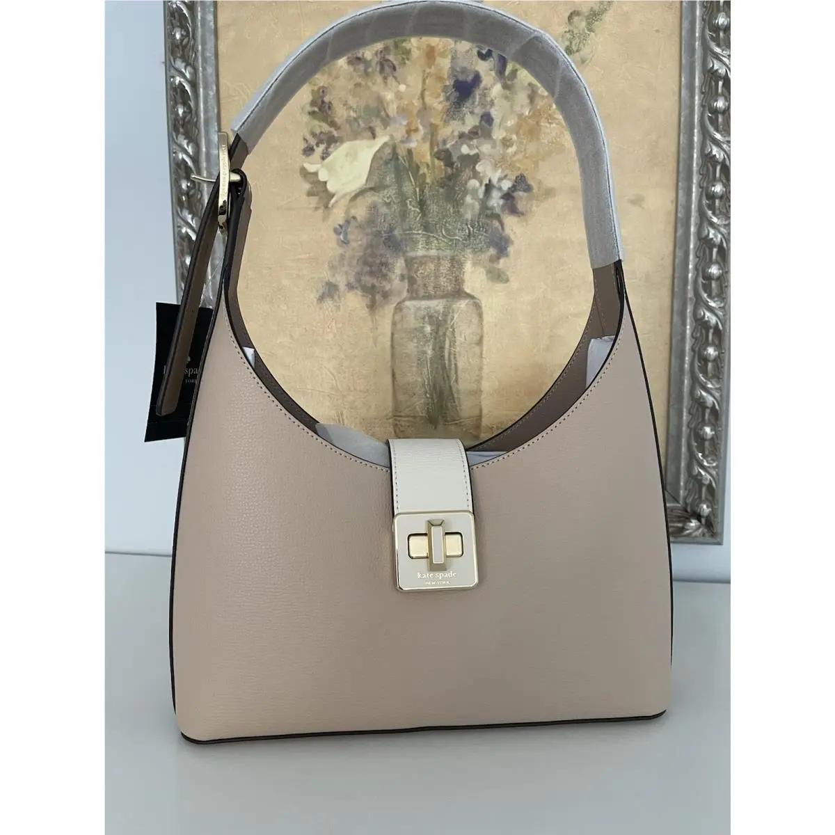Phoebe Large Shoulder Bag Handbag In Hazelnut KK981 by Kate Spade