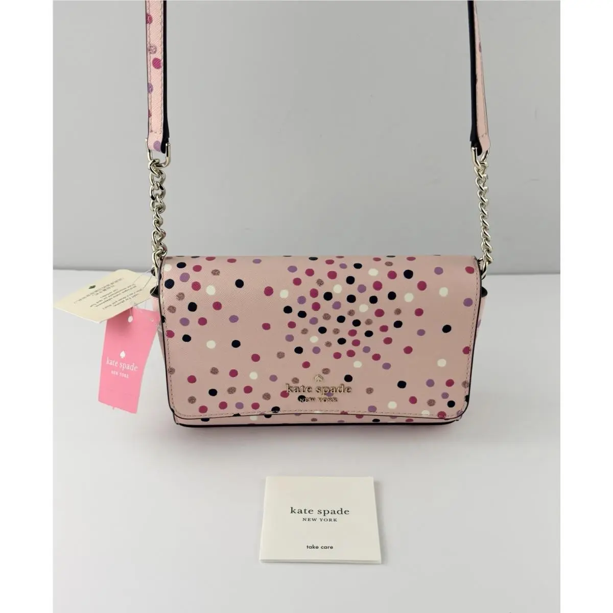 New  New York Staci Festive Confetti Crossbody Purse Bag by Kate Spade
