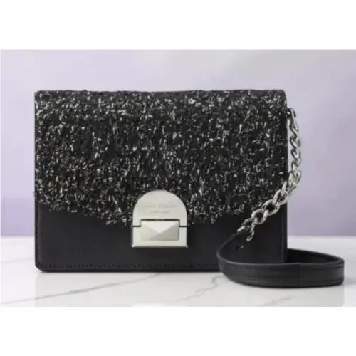 Neve Tinsel Tweed Leather Convertible Crossbody Bag - Like by Kate Spade