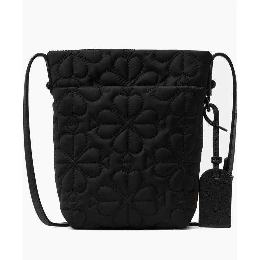 New York Tilly Quilted Mini Crossbody Bag Black by Kate Spade