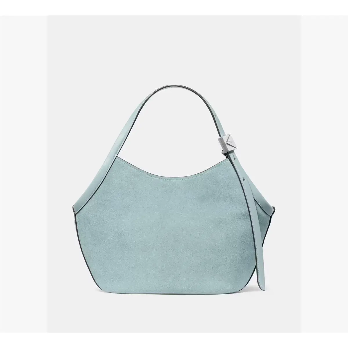Small Deco Tulip Tote C/b English Sea Blue Suede by Kate Spade