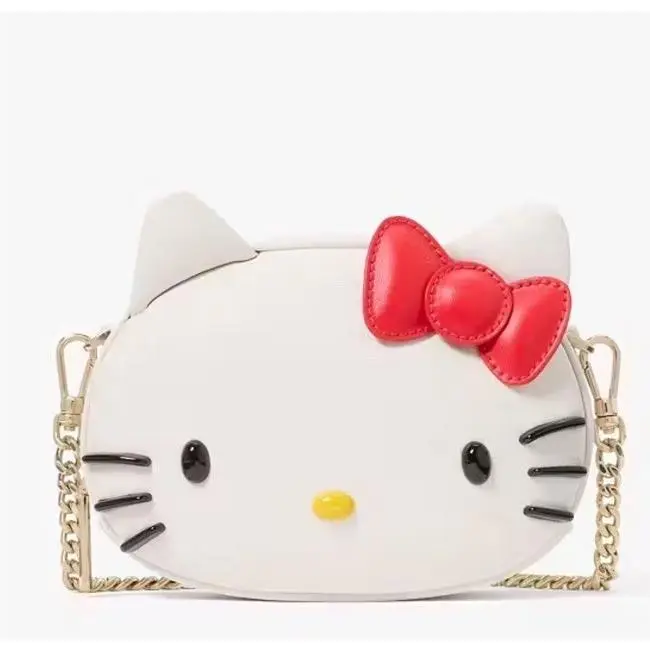 x Hello Kitty Sanrio Large Head 3D Crossbody Bag Purse Rare by Kate Spade