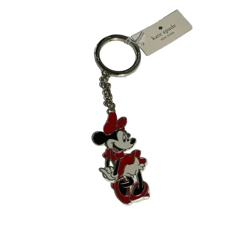 X Disney Minnie Mouse Metal Keyfob Bag Charm by Kate Spade