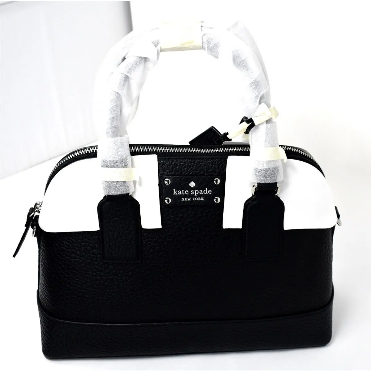 Handbag Purse Bag WKRU3364 S738 Black Crossgrain Leather Crossbody by Kate Spade