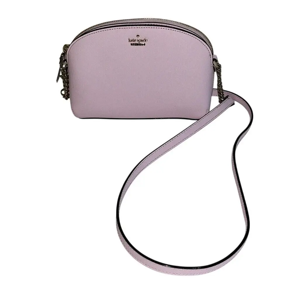 Pink Leather Cameron Street Hilli Crossbody Zippered PWRU6047-1 by Kate Spade