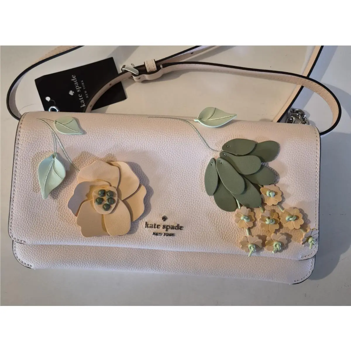 Margot Medium Convertible Crossbody with Flowers by Kate Spade