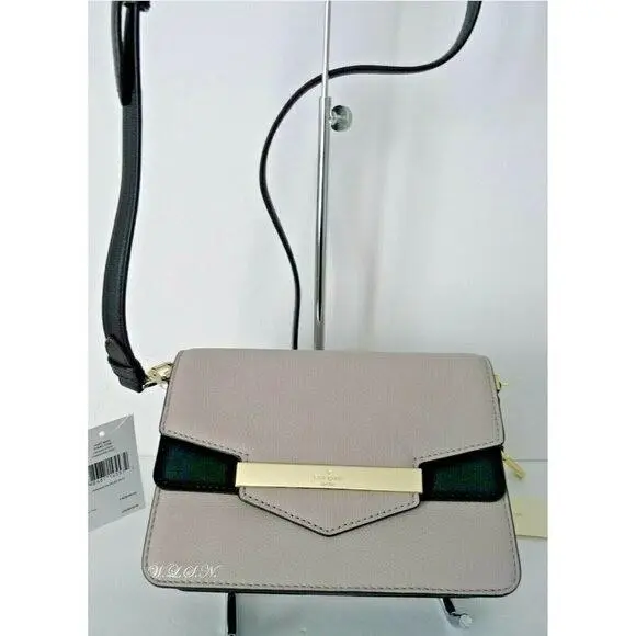 Carmel Crt Small Kaela Nouveaux/black Leather Suede Cross-body Bag by Kate Spade