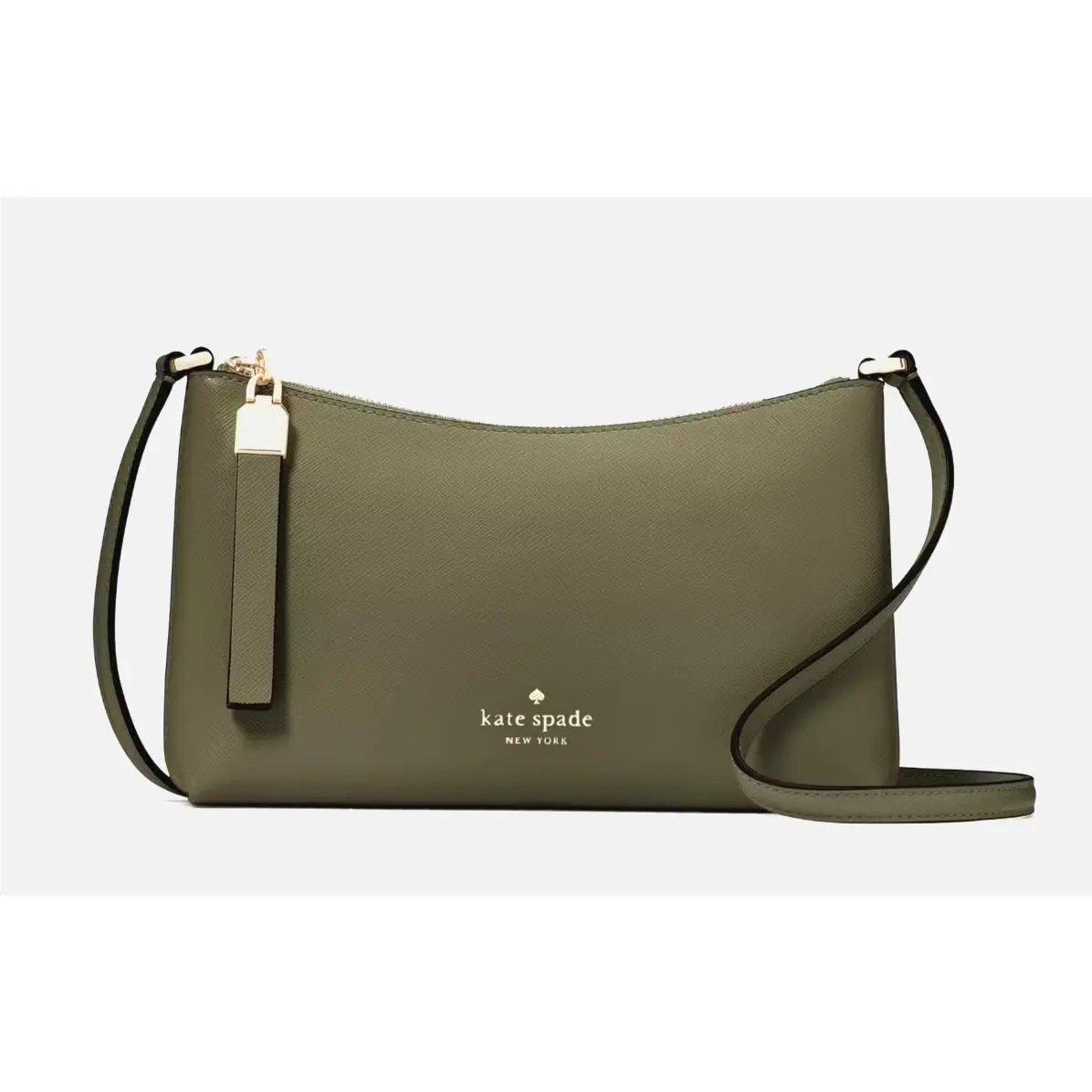 New  Sadie Crossbody Saffiano Leather Seaweed by Kate Spade