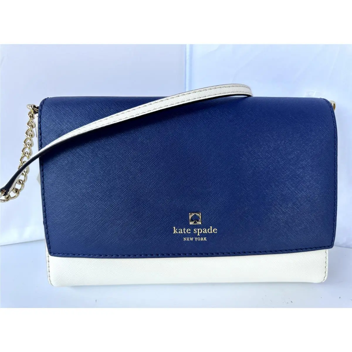 New  Women`s Bag Charlotte Street Alek Bag Shoulder Handbag Blue by Kate Spade