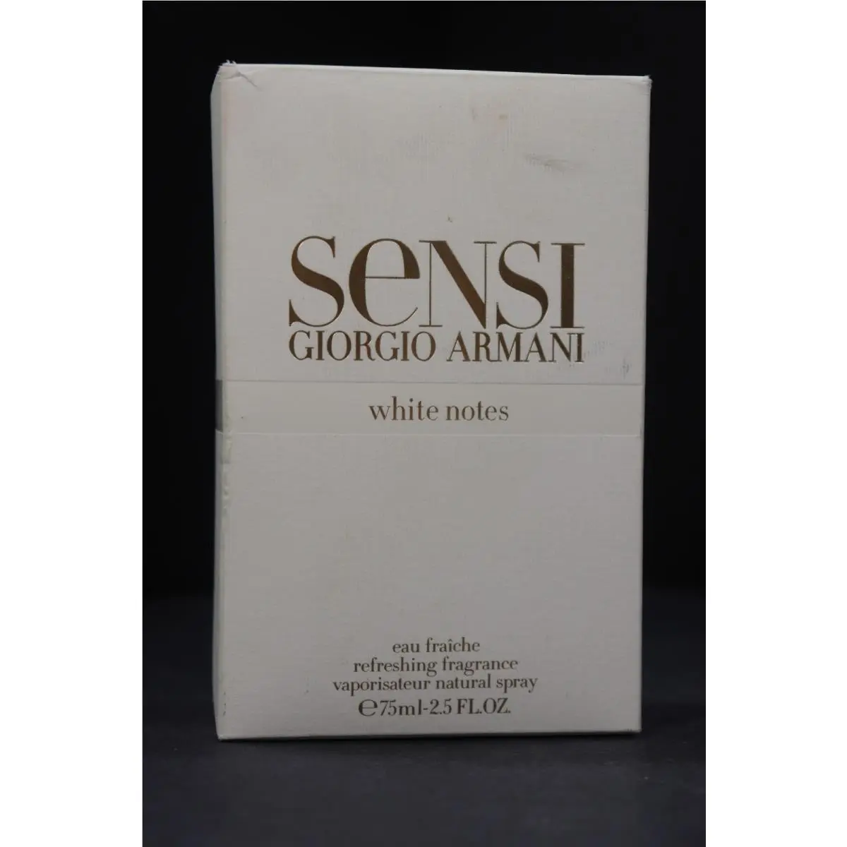 Giorgio Armani Sensi White Notes Eau Fraiche Vtg Perfume