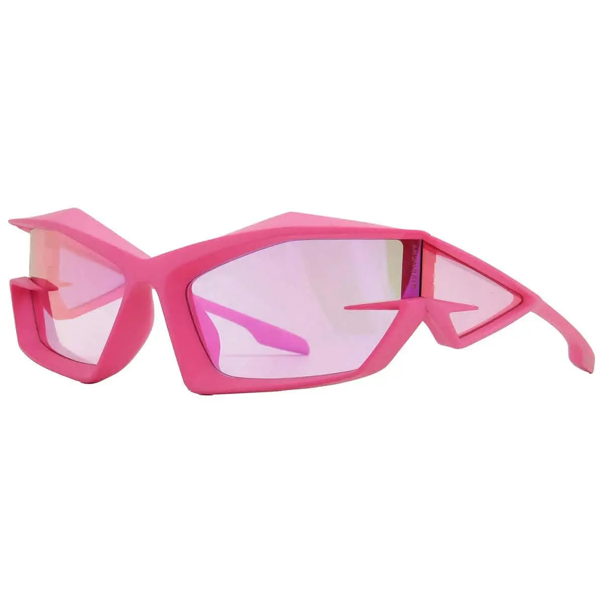 Givenchy Pink Flash Mirror Irregular Men`s Sunglasses GV40049I 73Y 69