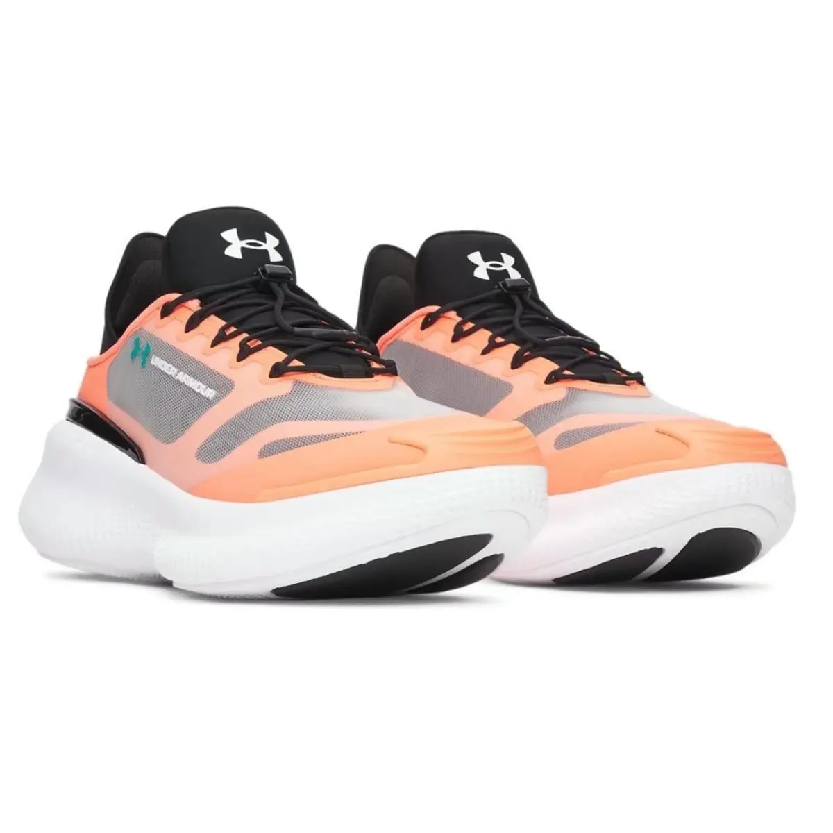 Under Armour shoes - Under Armour Nova - Nova - Orange, Manufacturer: Ultimate Black / White / Green Mode - 008 21