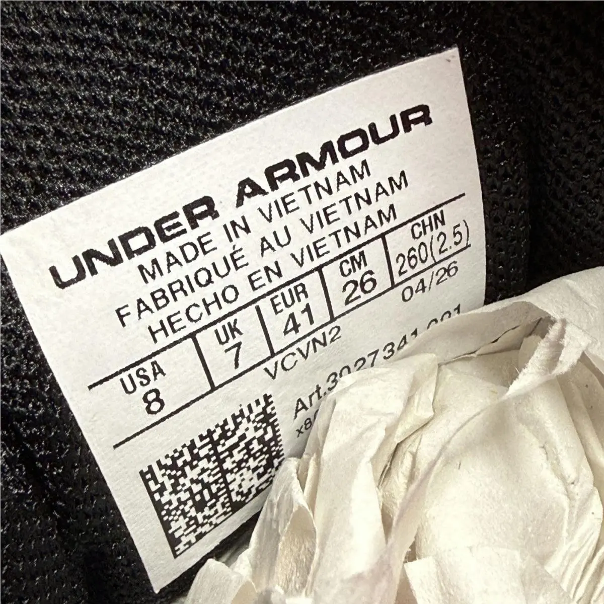 Under Armour shoes - Tribase Reign 6 Black Anthratice Silver - 3027341-001 - Black 8
