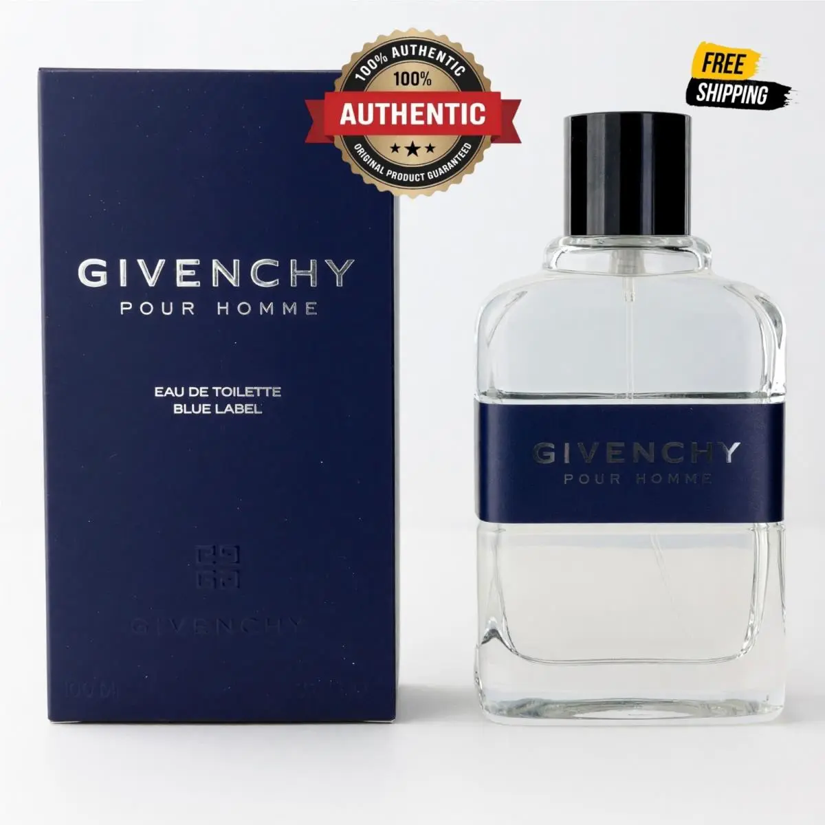 Givenchy Pour Homme Blue Label by Givenchy 3.4 oz Edt Spray For Men
