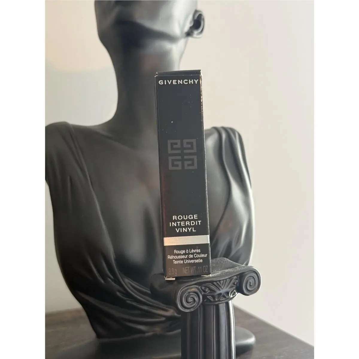 Givenchy Rouge Interdit Vinyl Lipstick 16 Noir Revelateur 9B12