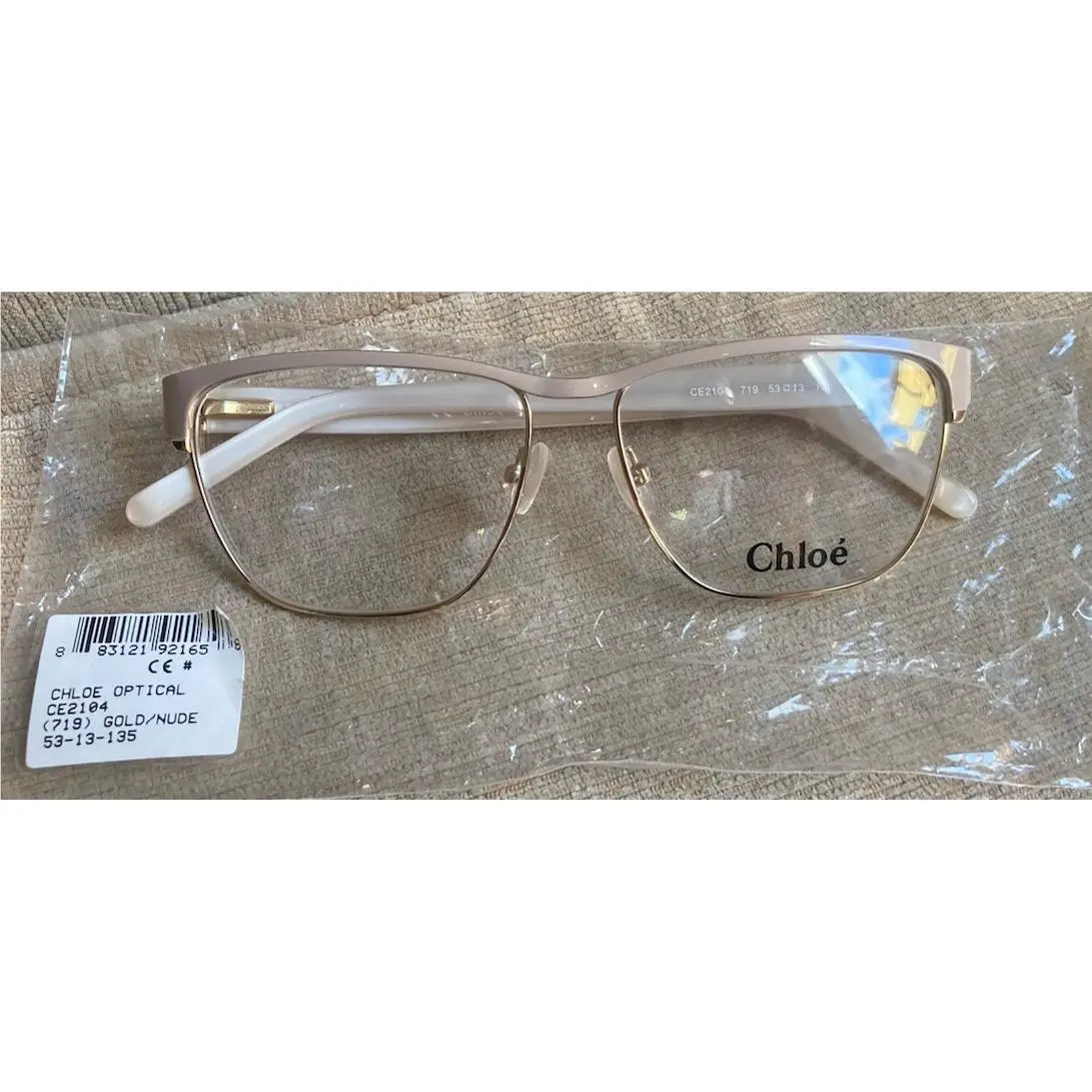 Chloe Eyeglasses CE2104 Women’s Gold 719 Full Rim Metal Frame Eyeglasses by Chloé