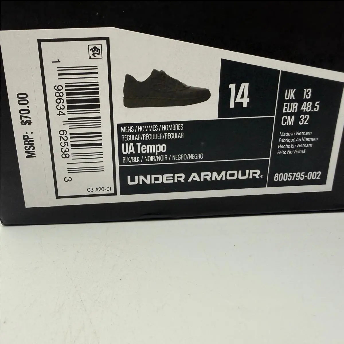 Under Armour shoes - UA Tempo - Tempo - Black 0