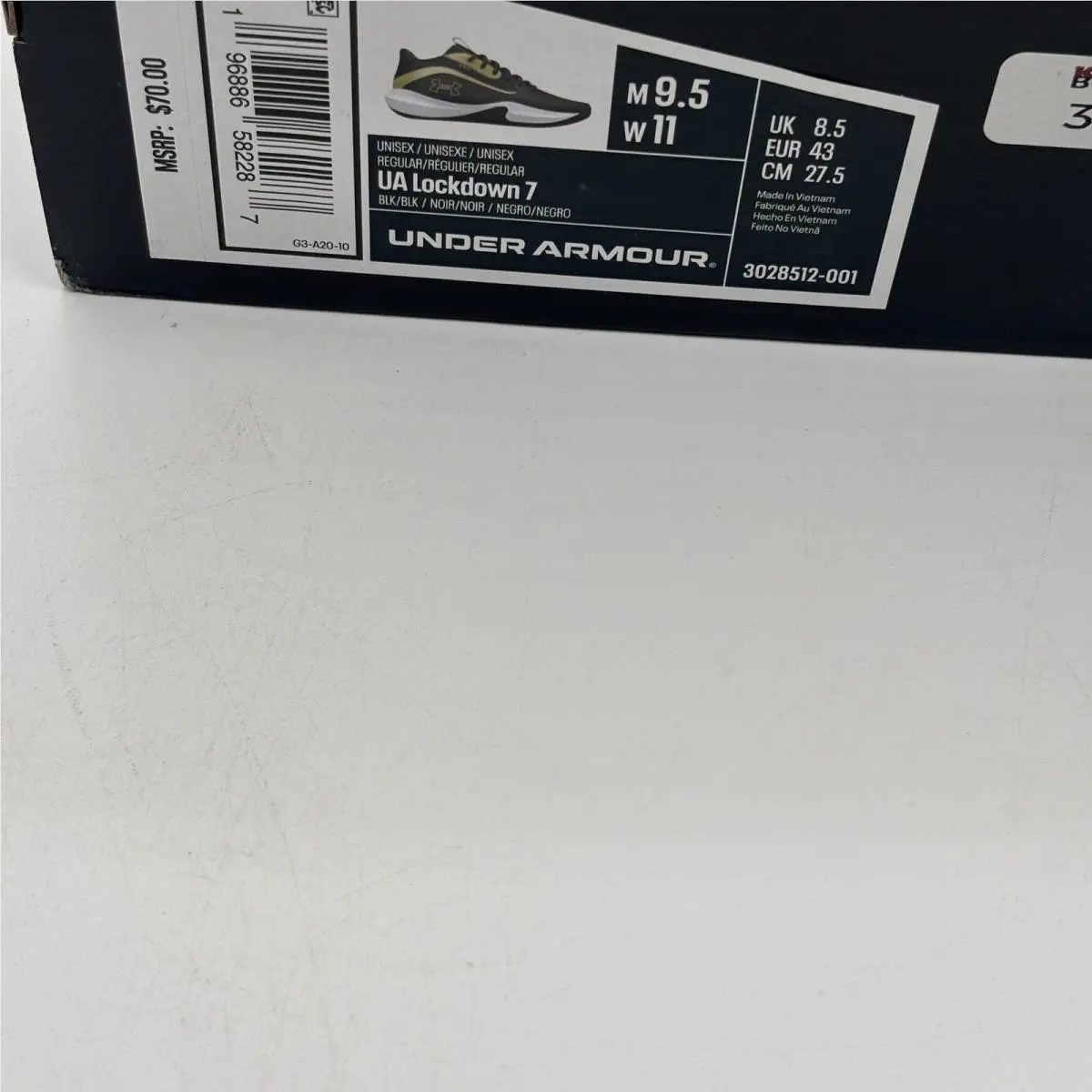Under Armour shoes - UA Lockdown 7 - Lockdown - Black 0