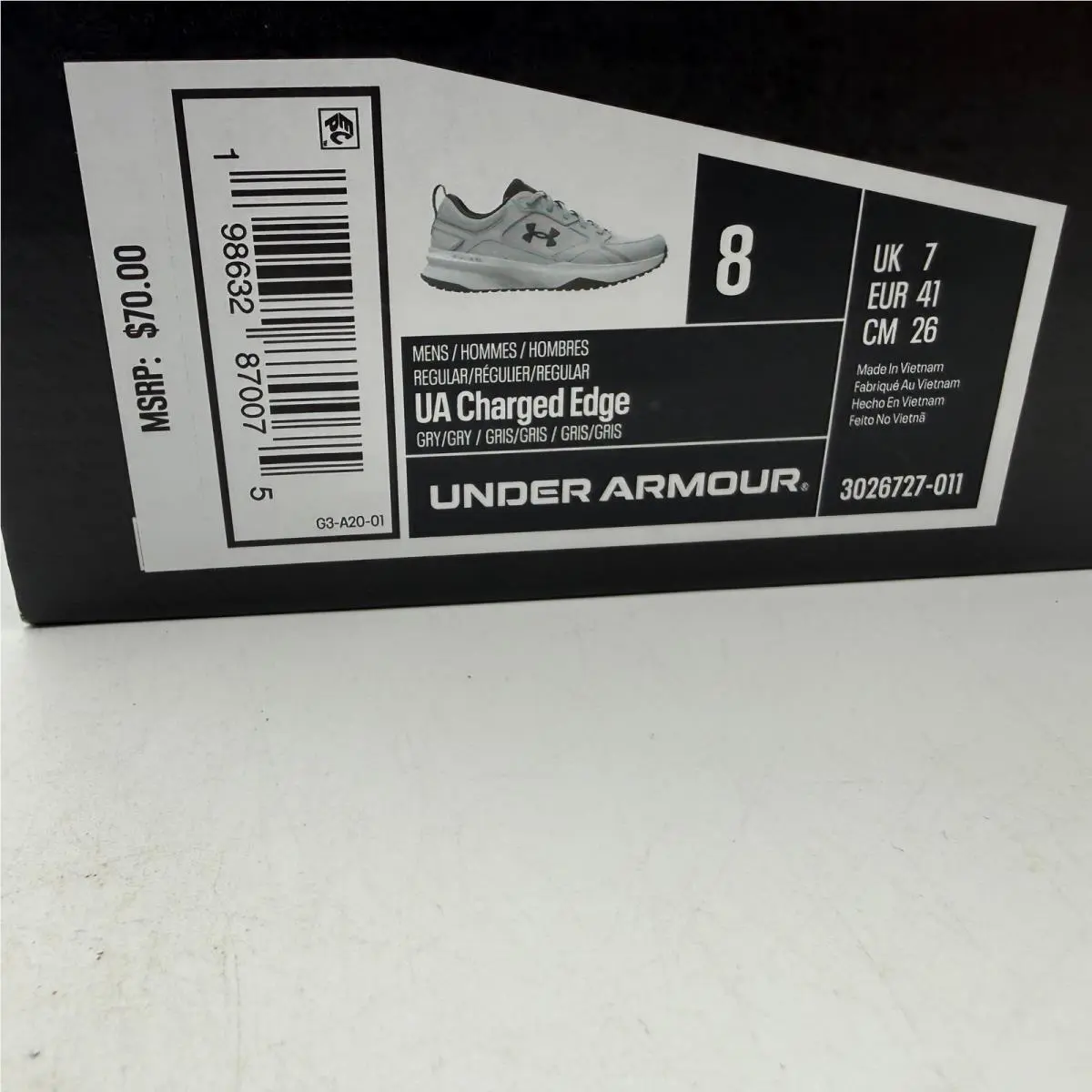 Under Armour shoes - Charged Edge - Charged Edge - Gray 0