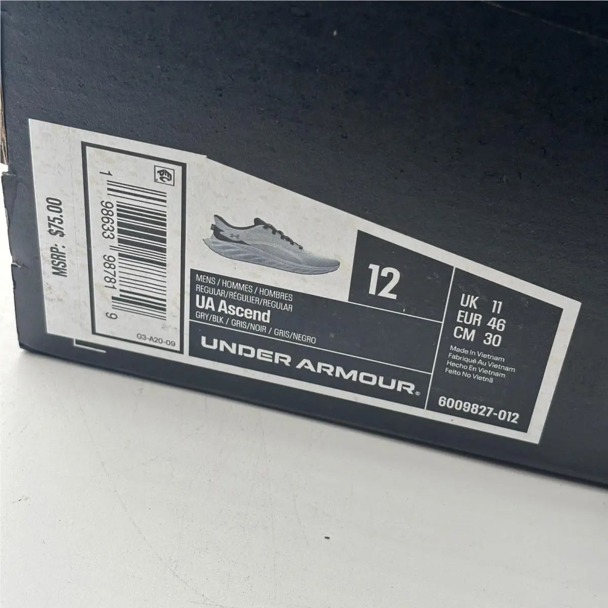 Under Armour shoes - UA Ascend - Ascend - Gray 0