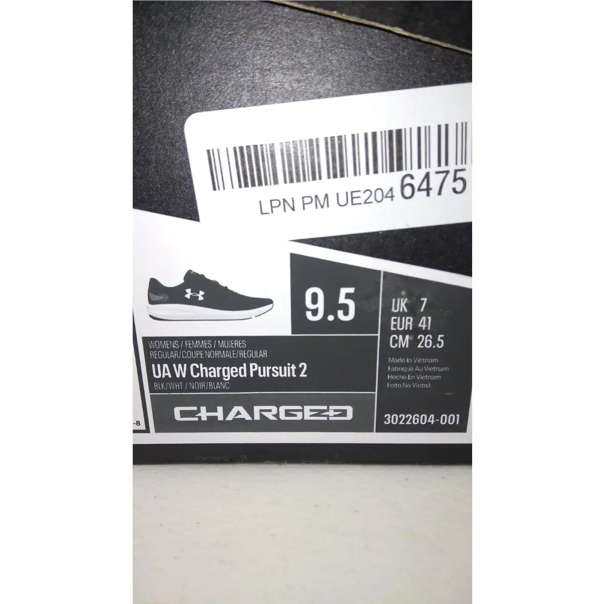 Under Armour shoes - Under Armour Charged Persuit 2 3022604-001 - 3022604-001 - Black (UPC: 193444799118) 16