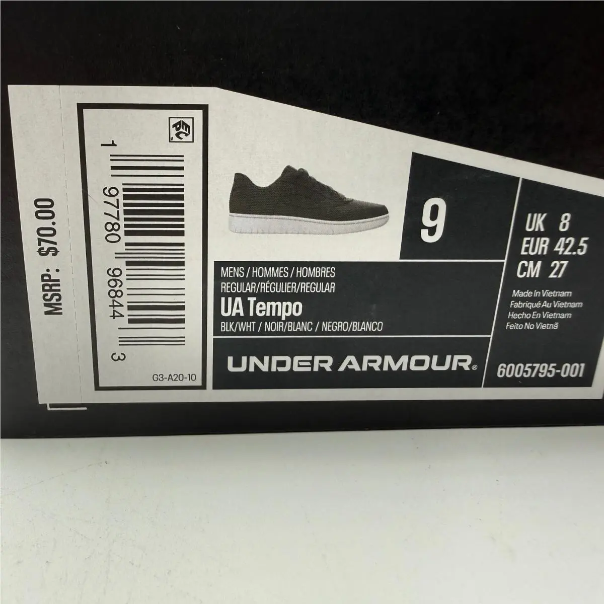 Under Armour shoes - UA Tempo - Tempo - Black 0