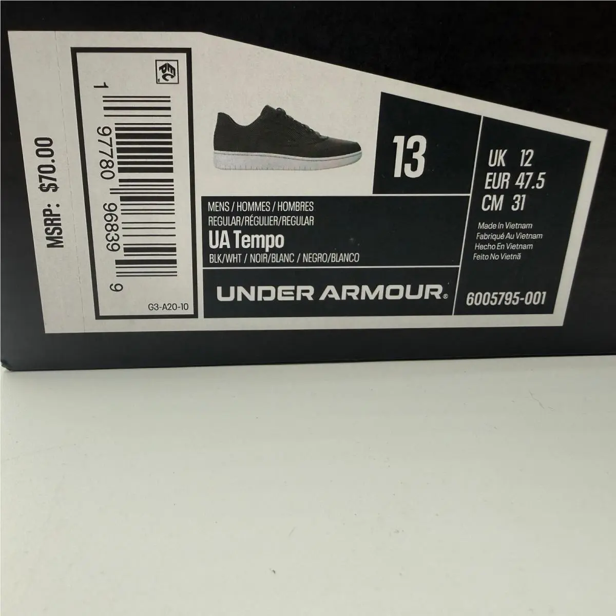 Under Armour shoes - UA Tempo - Tempo - Black 0
