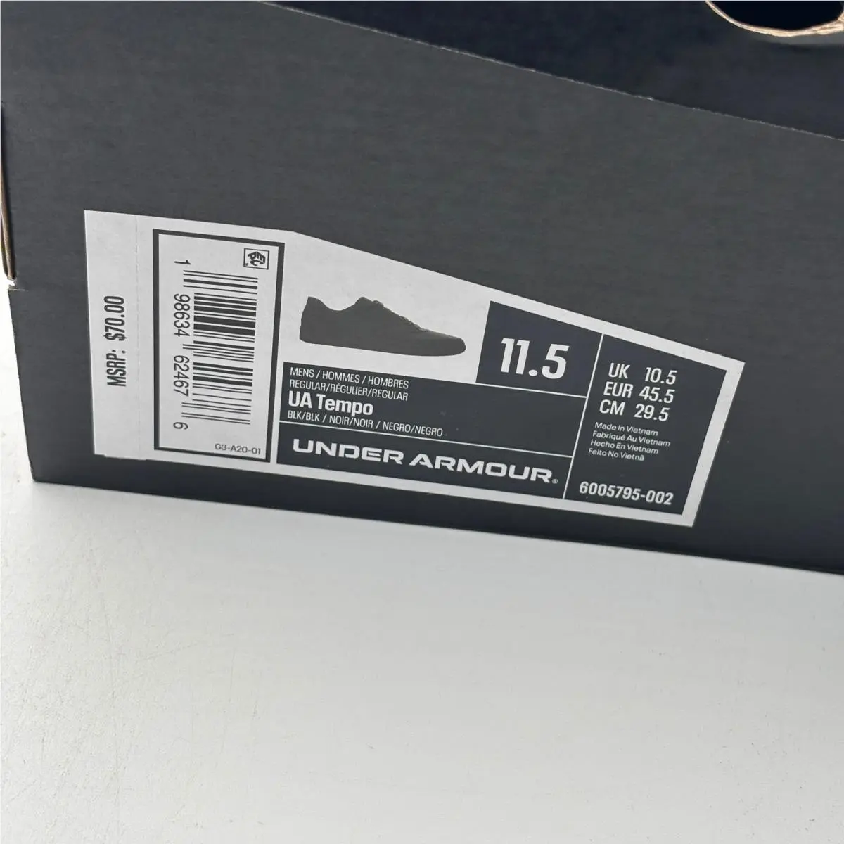 Under Armour shoes - UA Tempo - Tempo - Black 0