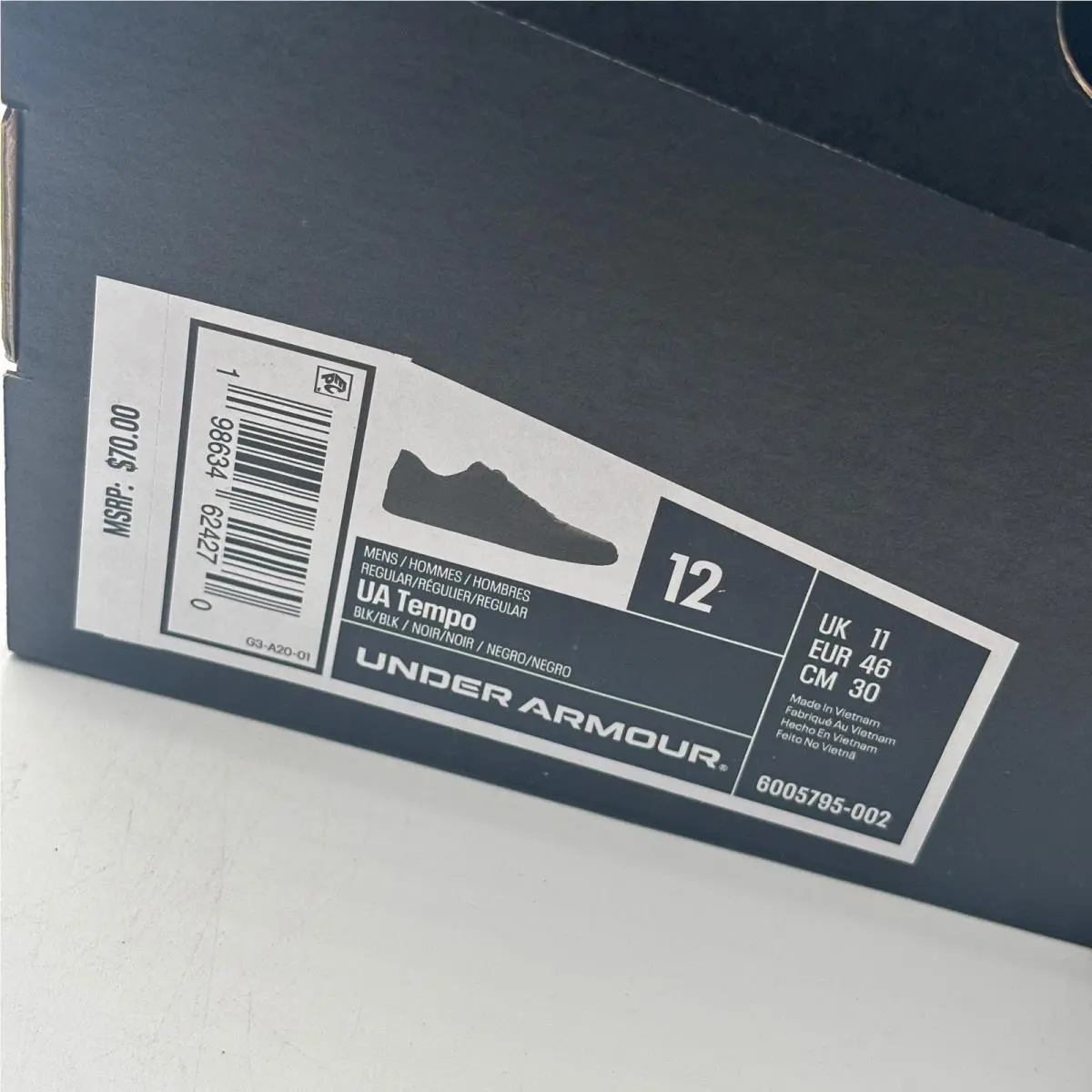 Under Armour shoes - UA Tempo - Tempo - Black 0