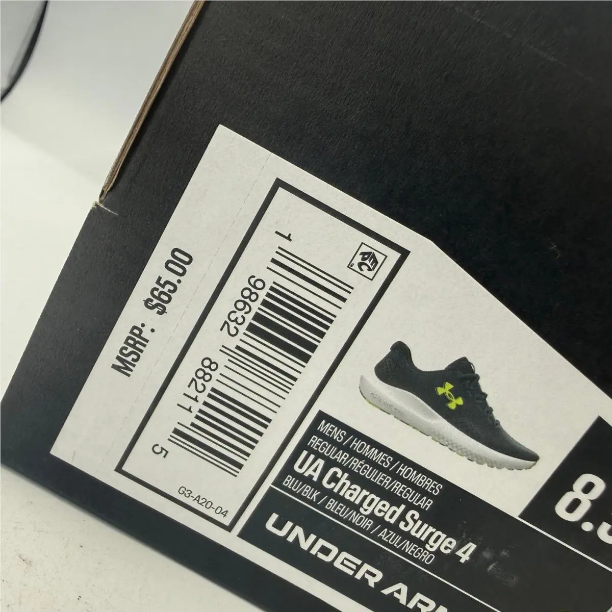Under Armour shoes - Charged Surge 4 - Charged Surge - Blue 1