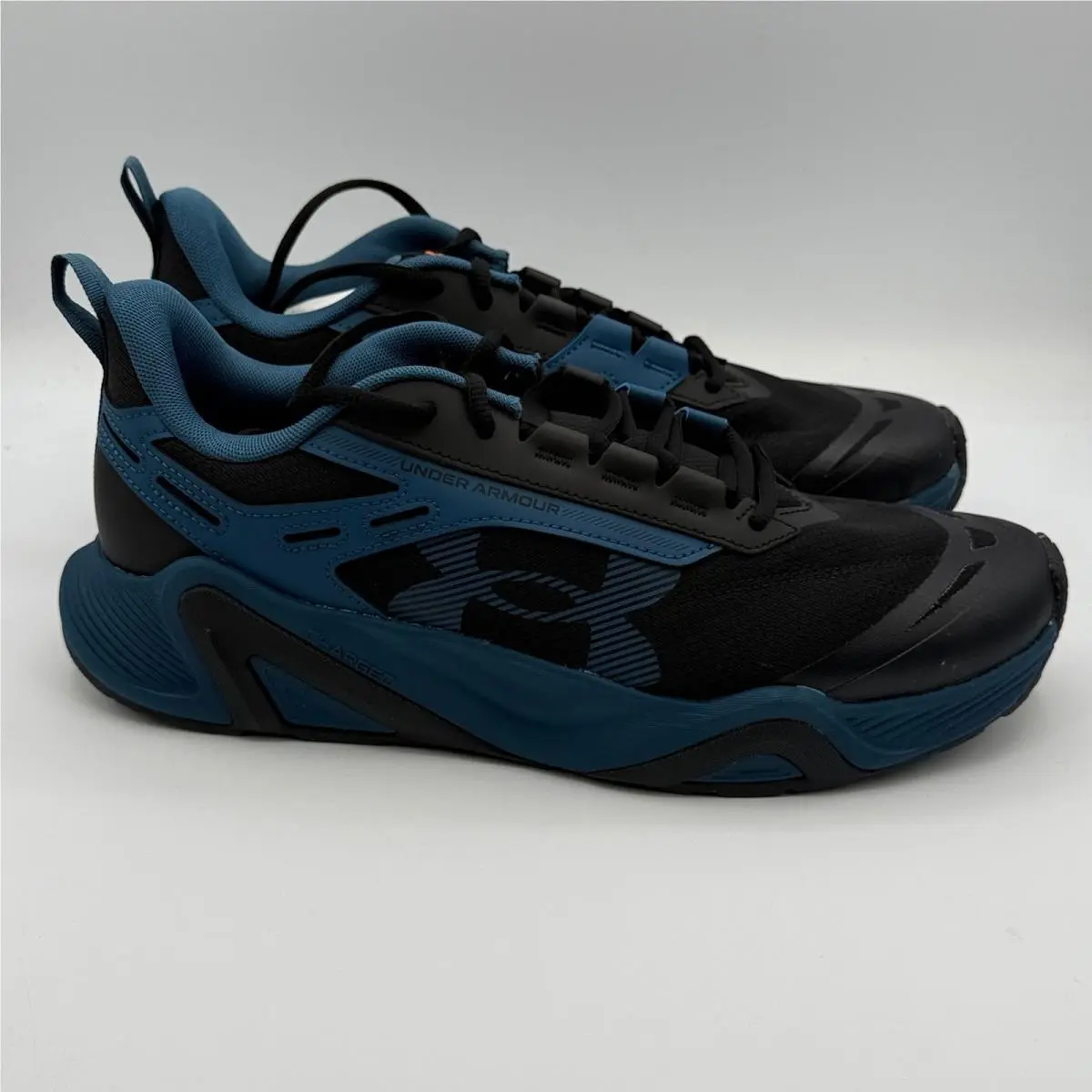 Under Armour UA Charged Commit TR 5 Shoes Men Size 12 Blue Black 3026606-401