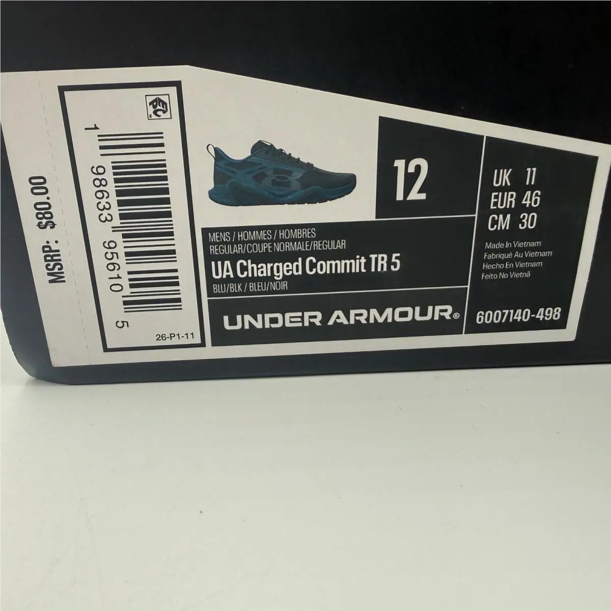 Under Armour shoes - UA Charged Commit TR 5 - Blue 0