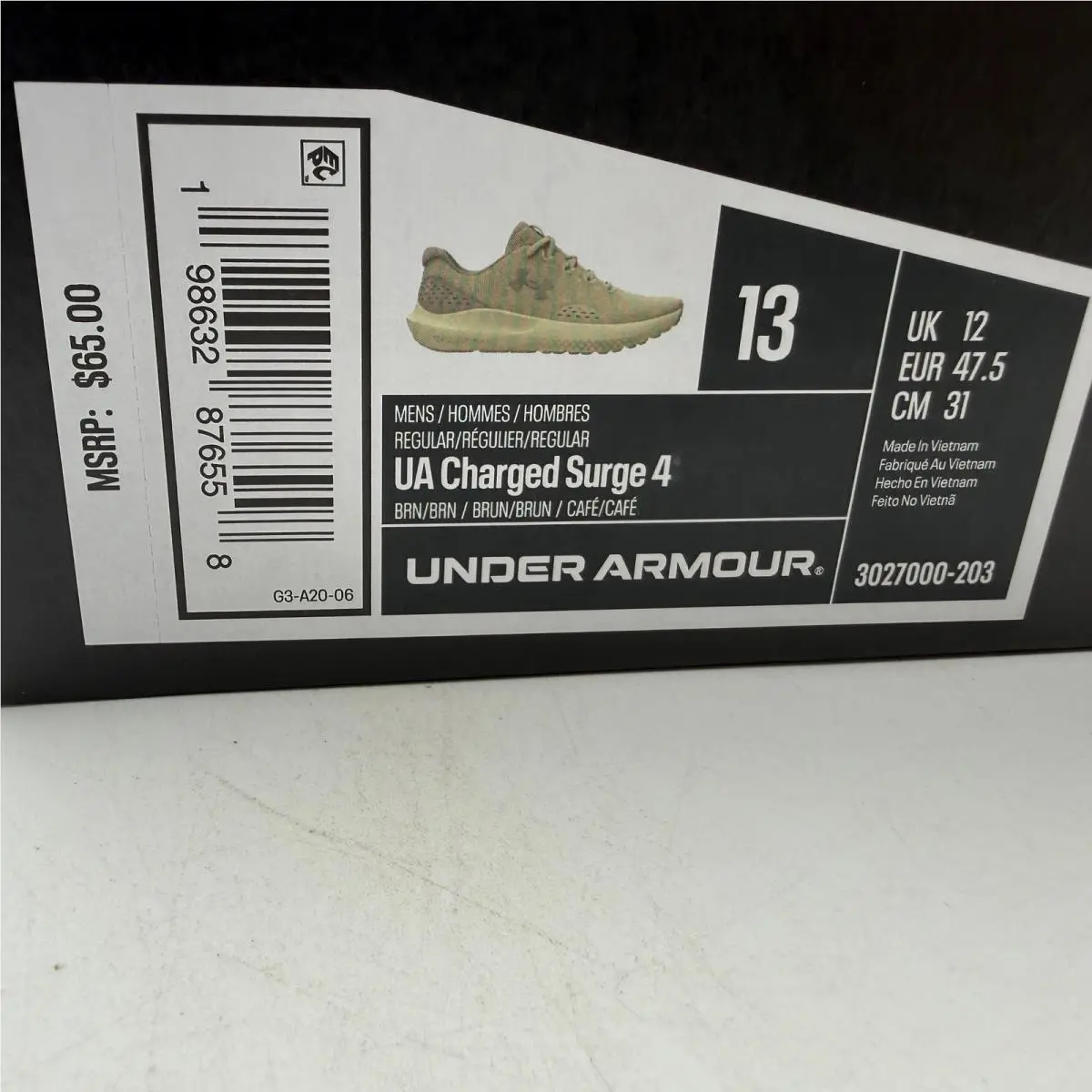Under Armour shoes - Under Armour Charged Surge 4 - Brown 0